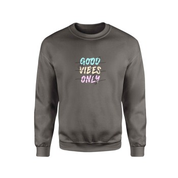 ΦΟΥΤΕΡ DARK GREY GHOST GOOD VIBES