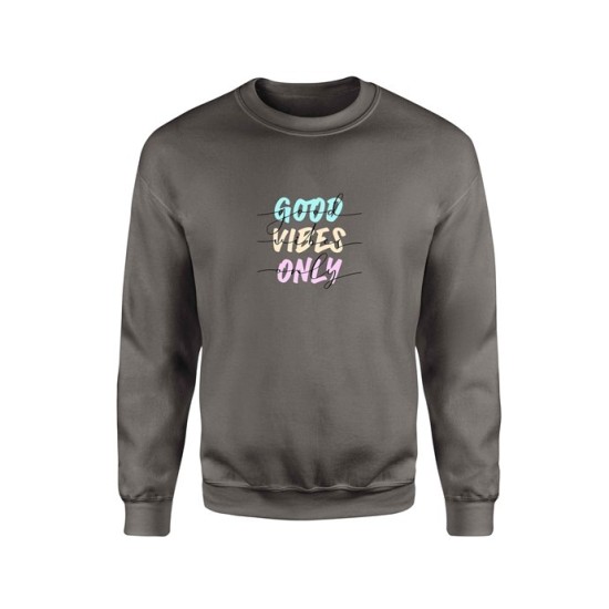 ΦΟΥΤΕΡ DARK GREY GHOST GOOD VIBES