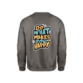 ΦΟΥΤΕΡ DARK GREY GHOST DO WHAT MAKES YOU HAPPY