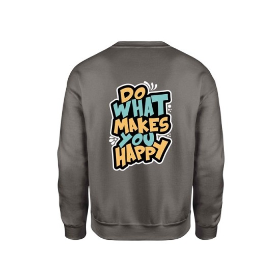 ΦΟΥΤΕΡ DARK GREY GHOST DO WHAT MAKES YOU HAPPY