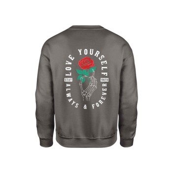 ΦΟΥΤΕΡ DARK GREY GHOST LOVE YOURSELF