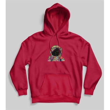 ΦΟΥΤΕΡ ΜΕ ΚΟΥΚΟΥΛΑ SNAKE RED COLORED ASTRONAUT