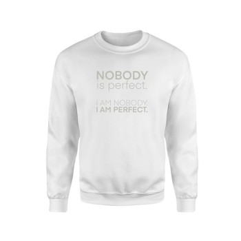 ΦΟΥΤΕΡ WHITE GHOST NO BODY IS PERFECT