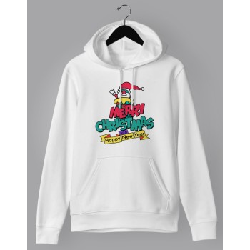 ΦΟΥΤΕΡ ΜΕ ΚΟΥΚΟΥΛΑ SNAKE WHITE MERRY CHRISTMAS 8