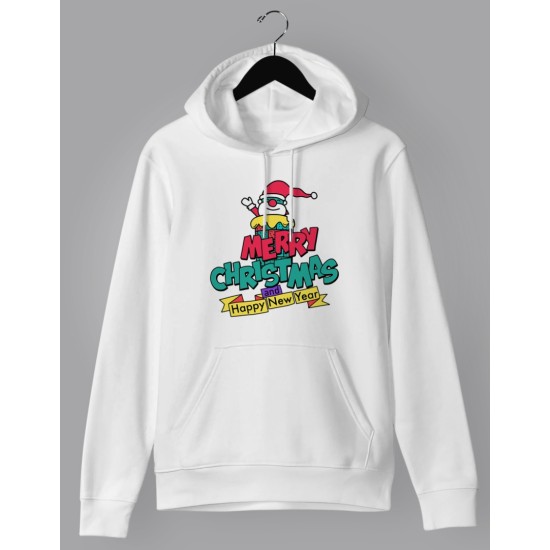 ΦΟΥΤΕΡ ΜΕ ΚΟΥΚΟΥΛΑ SNAKE WHITE MERRY CHRISTMAS 8