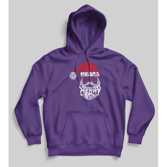 ΦΟΥΤΕΡ ΜΕ ΚΟΥΚΟΥΛΑ SNAKE PURPLE MERRY CHRISTMAS RED GLASES