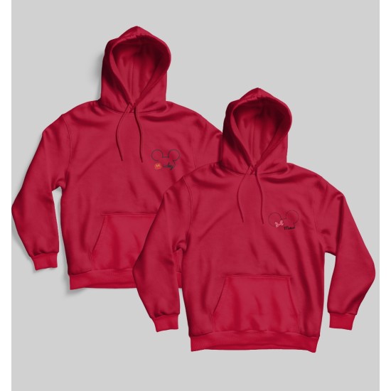 ΦΟΥΤΕΡ ΜΕ ΚΟΥΚΟΥΛΑ SNAKE RED MICKEY & MOUSE (2τμχ)