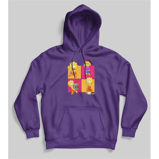 ΦΟΥΤΕΡ ΜΕ ΚΟΥΚΟΥΛΑ SNAKE PURPLE SIMPSONS