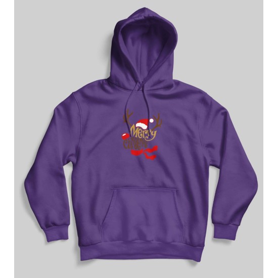 ΦΟΥΤΕΡ ΜΕ ΚΟΥΚΟΥΛΑ SNAKE PURPLE MERRY CHRISTMAS 1