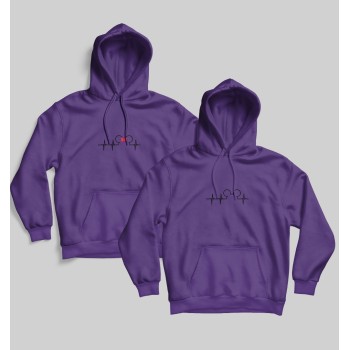 ΦΟΥΤΕΡ ΜΕ ΚΟΥΚΟΥΛΑ SNAKE PURLE MICKEY & MOUSE HEARTH (2τμχ)