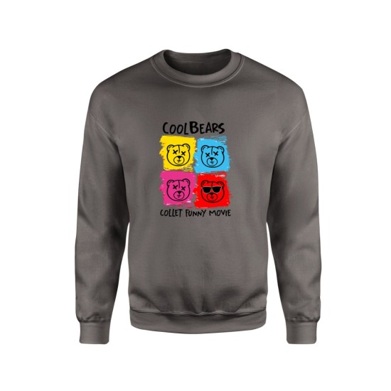 ΦΟΥΤΕΡ DARK GREY GHOST COOL BEARS