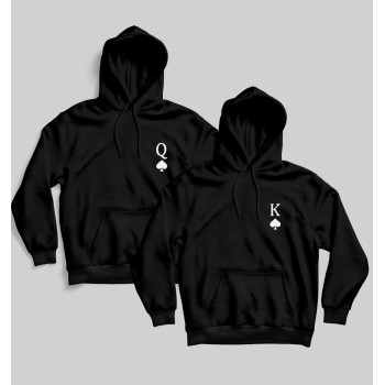 ΦΟΥΤΕΡ ΜΕ ΚΟΥΚΟΥΛΑ SNAKE BLACK K AND Q (2τμχ)