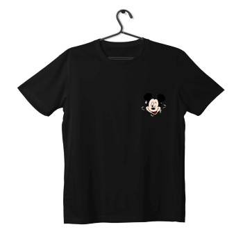 T-shirt Unisex Black Με Σταμπα Mickey