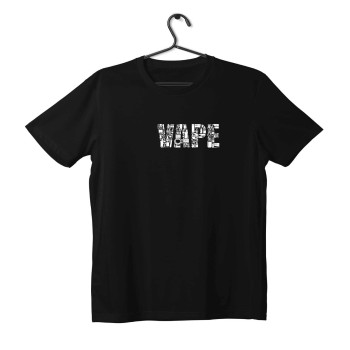 T-shirt Unisex Black Με Σχέδιο Wape