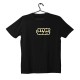 T-shirt Unisex Black Με Σχέδιο Stop Wars