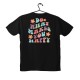 T-shirt Unisex Black Με Σχέδιο Do Whant Makes You Happy