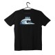 T-shirt Unisex Black Με Σχέδιο Sea you later