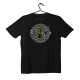 T-shirt Unisex Black Με Σχέδιο Flying smile