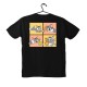 T-shirt Unisex Black Με Σχέδιο Tom Jerry Love