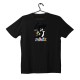 T-shirt Unisex Black Με Σχέδιο The things