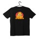 T-shirt Unisex Black Με Σχέδιο Garfield 3