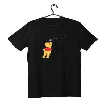 T-shirt Unisex Black Με Σχέδιο The things