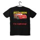 T-shirt Unisex Black Με Σχέδιο Mcqueen