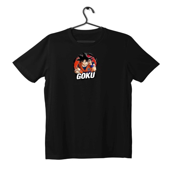 T-shirt Unisex Black Με Σχέδιο Goku