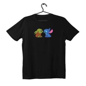 T-shirt Unisex Black Με Σχέδιο Squirrel Love 2