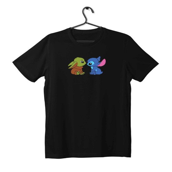 T-shirt Unisex Black Με Σχέδιο Squirrel Love 2