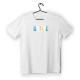 T-shirt Unisex White Με Σχέδιο Brave