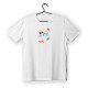 T-shirt Unisex White Με Σχέδιο Wonderful