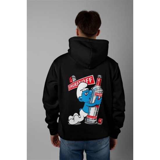 ΦΟΥΤΕΡ ΜΕ ΚΟΥΚΟΥΛΑ SNAKE BLACK SMURFNOFF