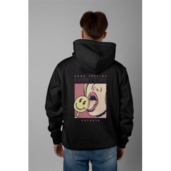 ΦΟΥΤΕΡ ΜΕ ΚΟΥΚΟΥΛΑ SNAKE BLACK GOOD FEELING