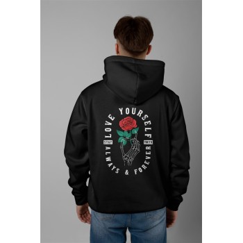 ΦΟΥΤΕΡ ΜΕ ΚΟΥΚΟΥΛΑ SNAKE BLACK LOVE YOURSELF