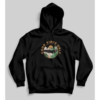 ΦΟΥΤΕΡ ΜΕ ΚΟΥΚΟΥΛΑ SNAKE BLACK GOOD VIBES ONLY