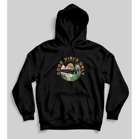 ΦΟΥΤΕΡ ΜΕ ΚΟΥΚΟΥΛΑ SNAKE BLACK GOOD VIBES ONLY