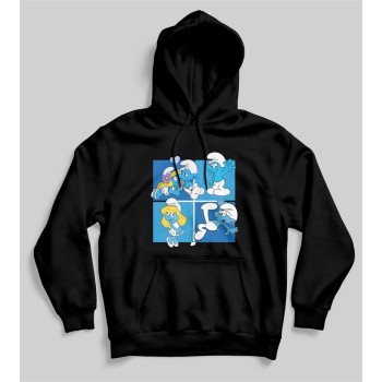 ΦΟΥΤΕΡ ΜΕ ΚΟΥΚΟΥΛΑ SNAKE BLACK SMURFS