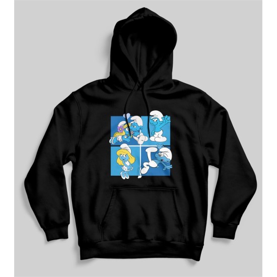 ΦΟΥΤΕΡ ΜΕ ΚΟΥΚΟΥΛΑ SNAKE BLACK SMURFS