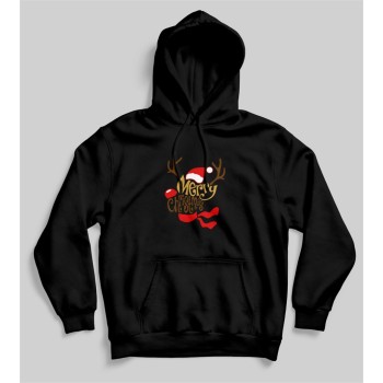 ΦΟΥΤΕΡ ΜΕ ΚΟΥΚΟΥΛΑ SNAKE BLACK MERRY CHRISTMAS 1