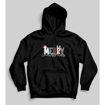 ΦΟΥΤΕΡ ΜΕ ΚΟΥΚΟΥΛΑ SNAKE BLACK MERRY CHRISTMAS 3