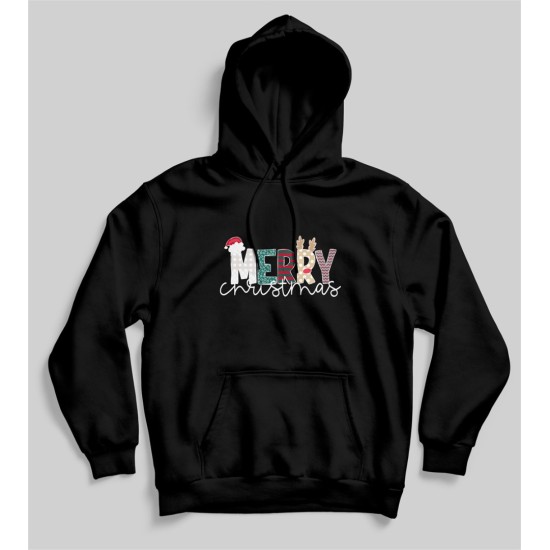 ΦΟΥΤΕΡ ΜΕ ΚΟΥΚΟΥΛΑ SNAKE BLACK MERRY CHRISTMAS 3